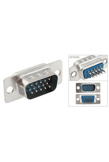 500-050 Conector DB-15 Tipo VGA 15 Pines Macho DB15