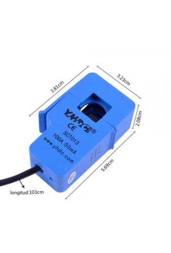SCT-013-000 Sensor de Corriente Alterna No Invasivo 100A 50mA