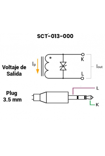 SCT-013-000 Sensor de Corriente Alterna No Invasivo 100A 50mA