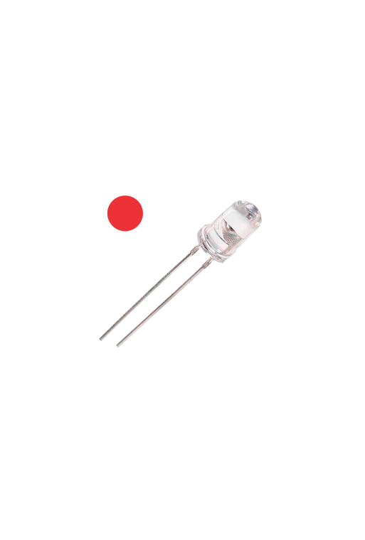 LD5-ROJ-ULT Rojo Ultrabrillante Transparente 5mm