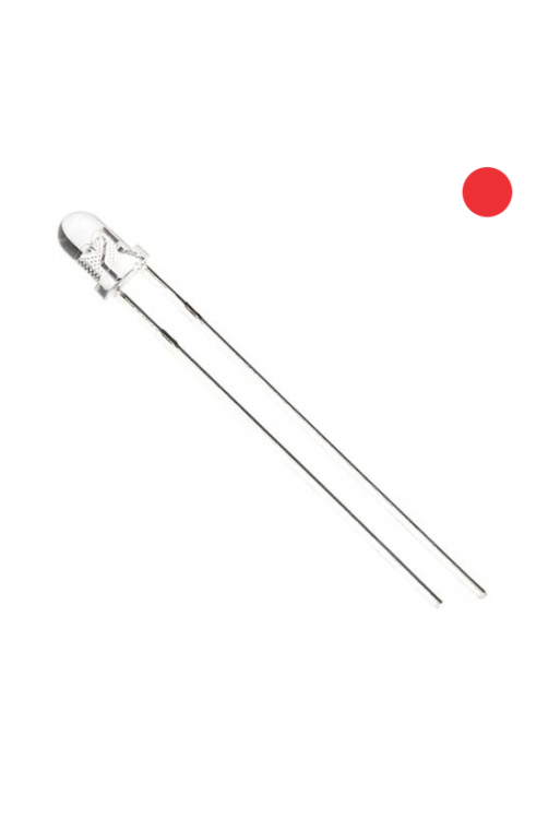 LD3-ROJ-ULT LED 3mm ROJO Ultrabrillante
