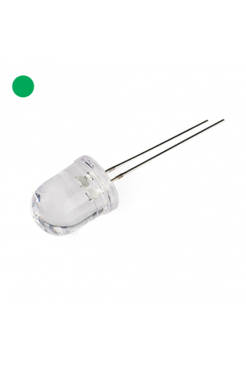 LD10-VER-ULT LED 10mm Verde Ultrabrillante 3.8V