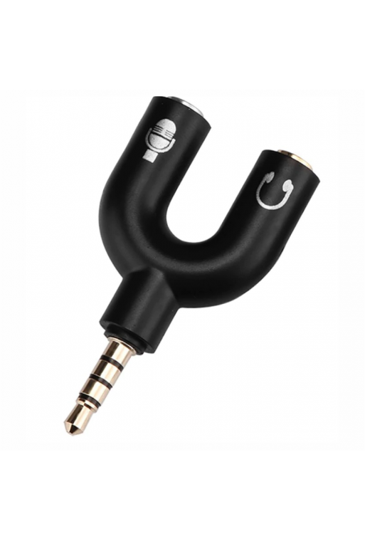 700-940 Divisor Audio Estéreo 3.5mm Celular Micrófono Audífono