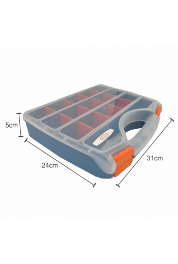 310-957 Caja Organizadora 17 Compartimentos Ajustables 31x24x6cm
