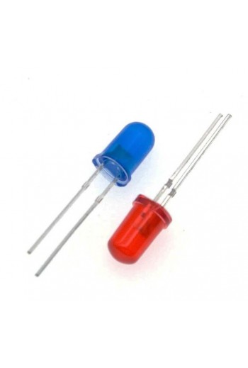 XS-471 Kit de 200 Diodos LED de 5mm y 3mm Difusos con Organizador