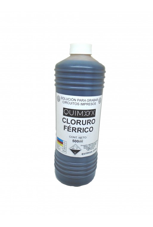 QUI-CLO-500 Cloruro Ferrico 500mL QUIMOX