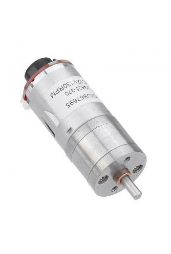 XS-451 Motor Motorreductor con Encoder 12V 140RPM, 4.3KG Torque, GM 25-370