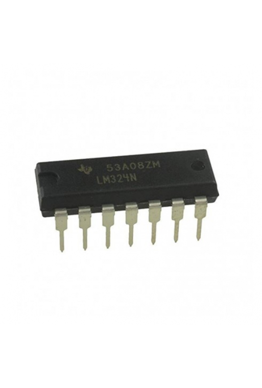 LM324N Amplificador Operacional Cuádruple DIP-14