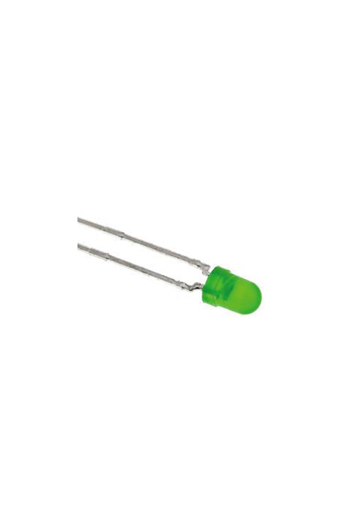 LD3-VER-D LED 3mm Verde Difuso