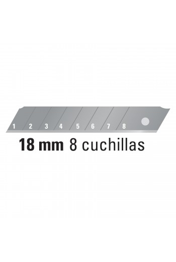 CUT-6 Cutter de 15cm Navajas de Acero SK4, con Seguro Automatico  16974