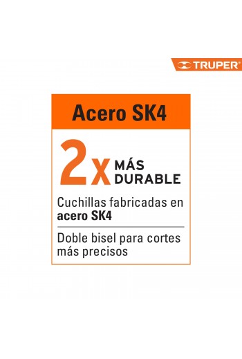 CUT-6 Cutter de 15cm Navajas de Acero SK4, con Seguro Automatico  16974