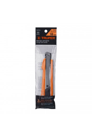 CUT-6 Cutter de 15cm Navajas de Acero SK4, con Seguro Automatico  16974