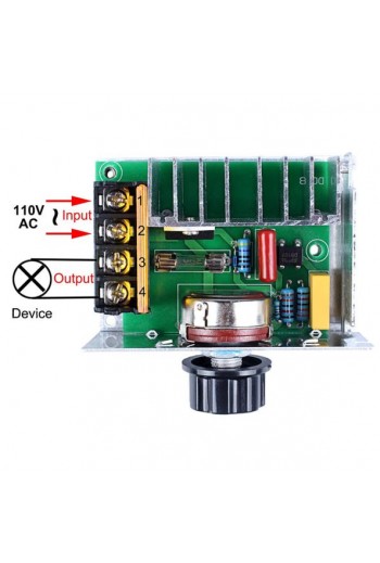 XS-510 Dimmer Regulador Voltaje Control Velocidad 110 - 220VAC 4000W