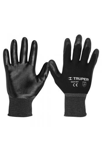 GU-123 Par de Guantes de Nylon Recubiertos de Nitrilo
