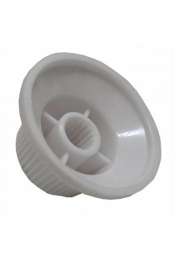 043-043 Perilla de Plástico, Dial VOLUMEN, Color Blanco
