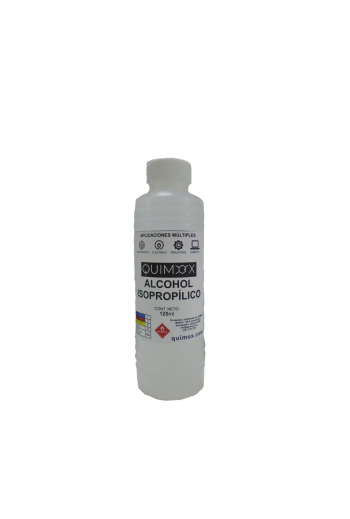 QUI-ALC-125 Alcohol Isopropilico 125mL QUIMOX