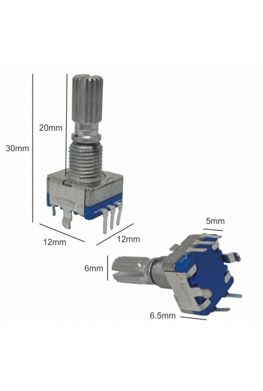 120-270 Encoder Tipo Potenciómetro Sin Fin, 20 PPR 20 DET, 20 Pasos ...
