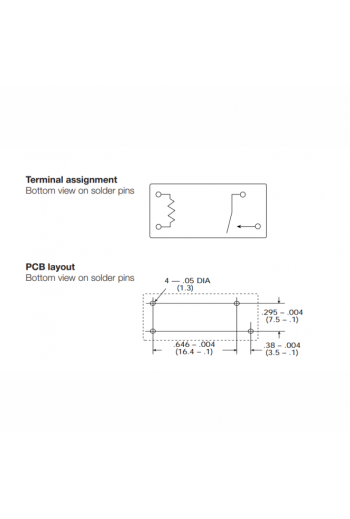 SDT-SS-112DM Relevador 12V 10A 4 Pines