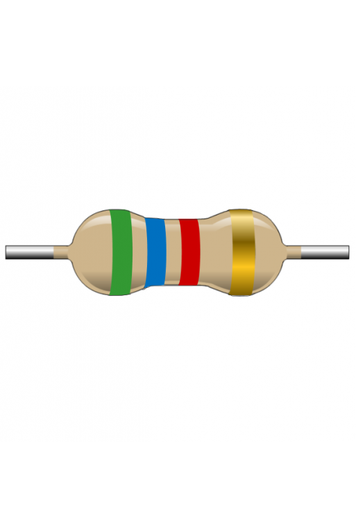 R5K6-1-2 Resistencia de Carbón 5.6K Ohms 1/2 Watt