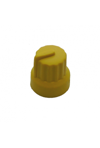 PE-AMA Perilla para Potenciometro Estriado Color Amarillo
