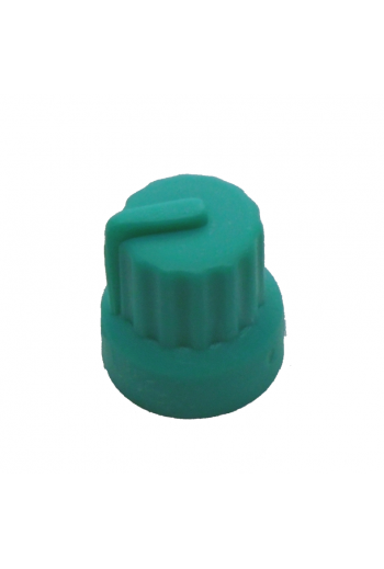 PE-VRB Perilla para Potenciometro Estriado Color Verde Aqua