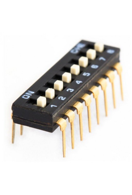 DIP-MS-8 Mini Switch 8 Canales Individuales Tipo IC