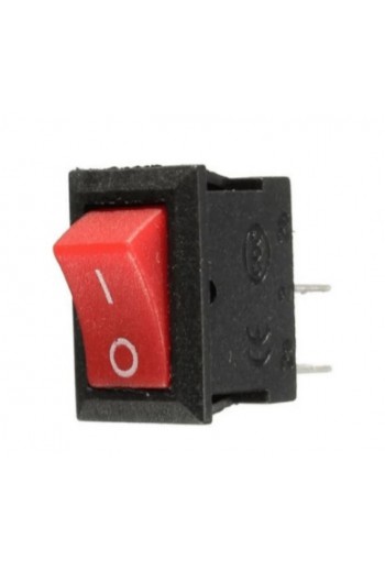835-065 Switch balancin mini 1p-1t 3a 250v Rojo