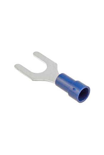 TU-865 Terminal Tipo U Forro Azul Calibre 14-16