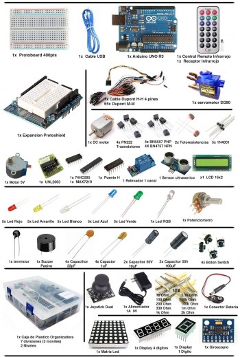 XS-289 Kit Pro Ultimate para Arduino UNO