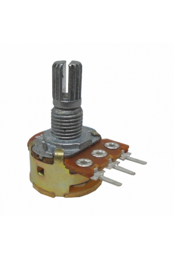 POT50K-SW3 Potenciometro de Carbon 50K Estriado con Switch