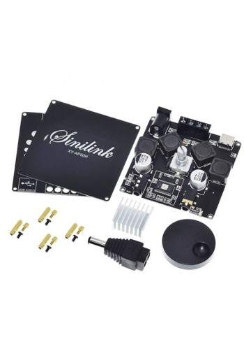 XS-509 Kit de Reproductor de Audio para Armar, Bluetooth, USB, 2x50W XY-AP50H