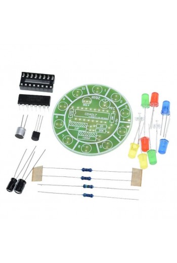 XS-181 Kit de Luz Giratoria con Control por Sonido, CD4017