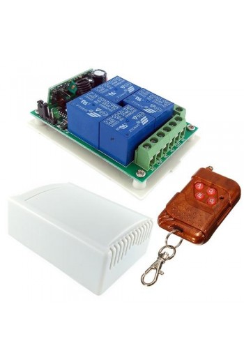 XS-69 Modulo Inalámbrico RF433 4 Canales a Relevador