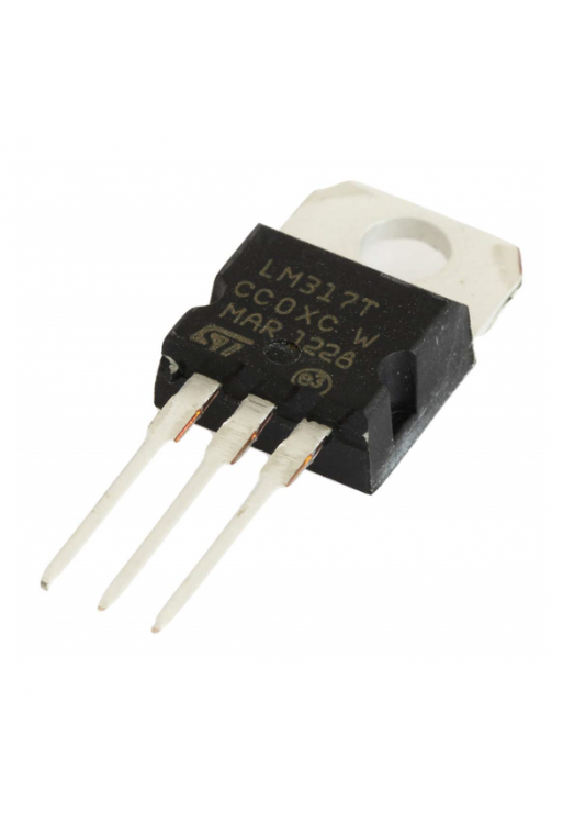 LM317T Regulador de Voltaje Lineal Positivo Ajustable 1.2 a 37V 1.5A TO-220-3