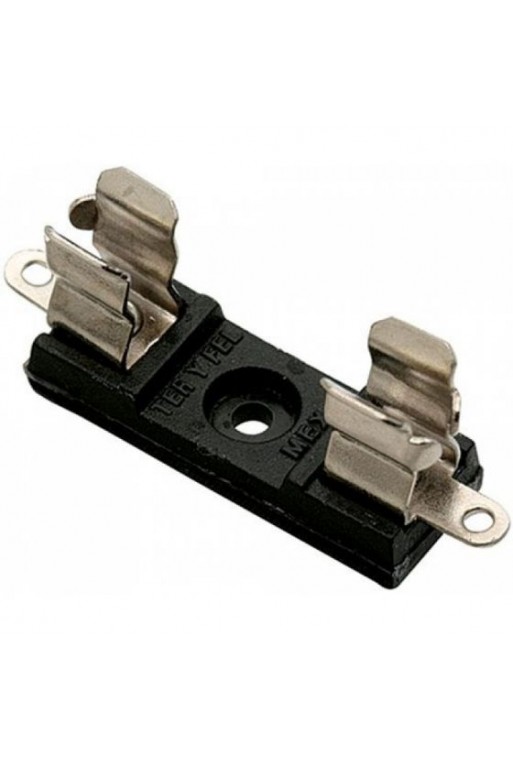POF-AME-1 Porta Fusible de Presión de un  Polo Tipo Americano Fabricado en Plástico AMPF-1
