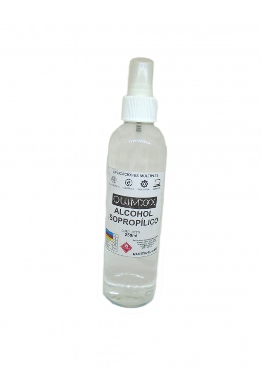 QUI-ALC-250  Alcohol Isopropilico 250mL QUIMOX