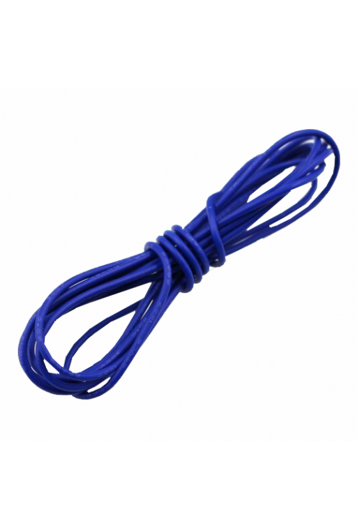 ALA24-AZL Alambre Calibre 24 para Proto Color Azul Por Metro (690-822)