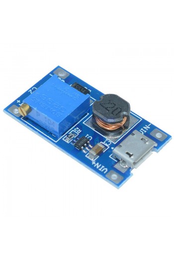 XS-240 MT3608 Regulador Boost Step Up 2A con Entrada Micro USB