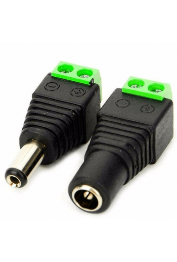 245-916 Kit Conectores CCTV Plug 5.1MM
