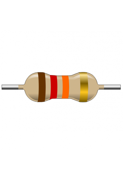 R12K-1 Resistencia de Carbón 12k ohms 1 Watt
