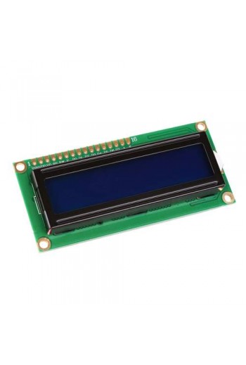 JHD-162ABLUE Display LCD Pantalla 16x2 1602A, Fondo Azul
