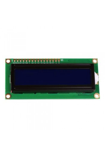 JHD-162ABLUE Display LCD Pantalla 16x2 1602A, Fondo Azul