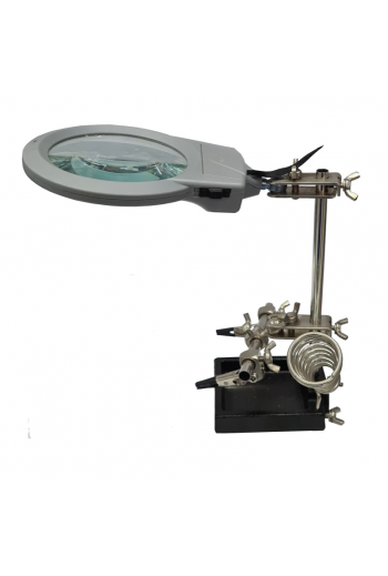 110-246 Soporte para Cautin con Lupa