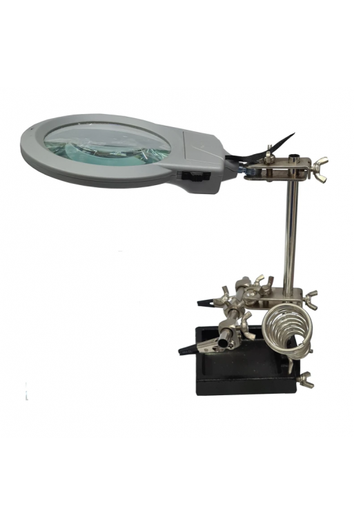 110-246 Soporte para Cautin con Lupa