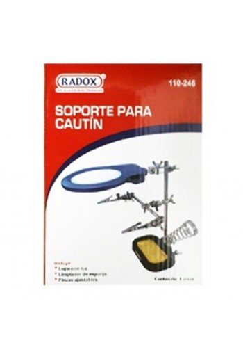 110-246 Soporte para Cautin con Lupa