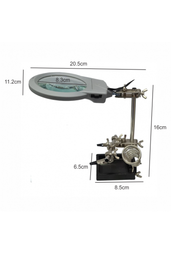 110-246 Soporte para Cautin con Lupa