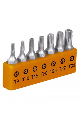 P7-15TS Juego de 7 Puntas TORX con Seguro