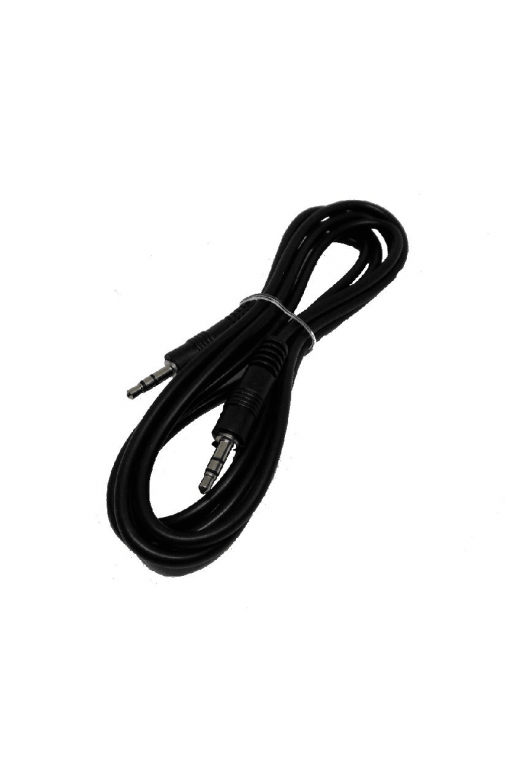 080-028 Cable Extensión para Audio Plug a Plug 3.5mm 8T 1.80M Color Negro