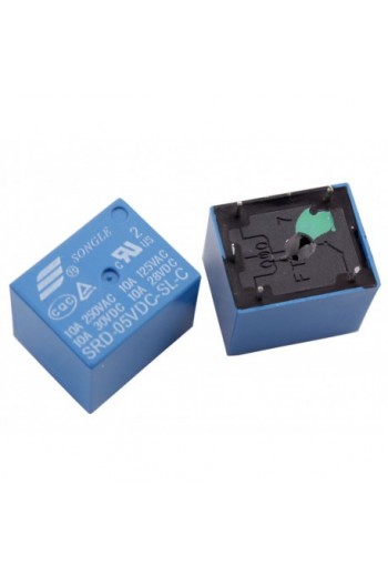 SH-12VDC Relevador 12V 10A 1P 2T T73-S-112D