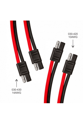 030-420 Conectores para Radio de C.B de 30cm 10AWG